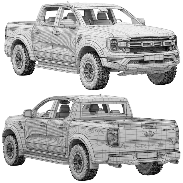 Ford Ranger Raptor 2023 — Скачать