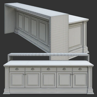 Остров кухни — Вид 2