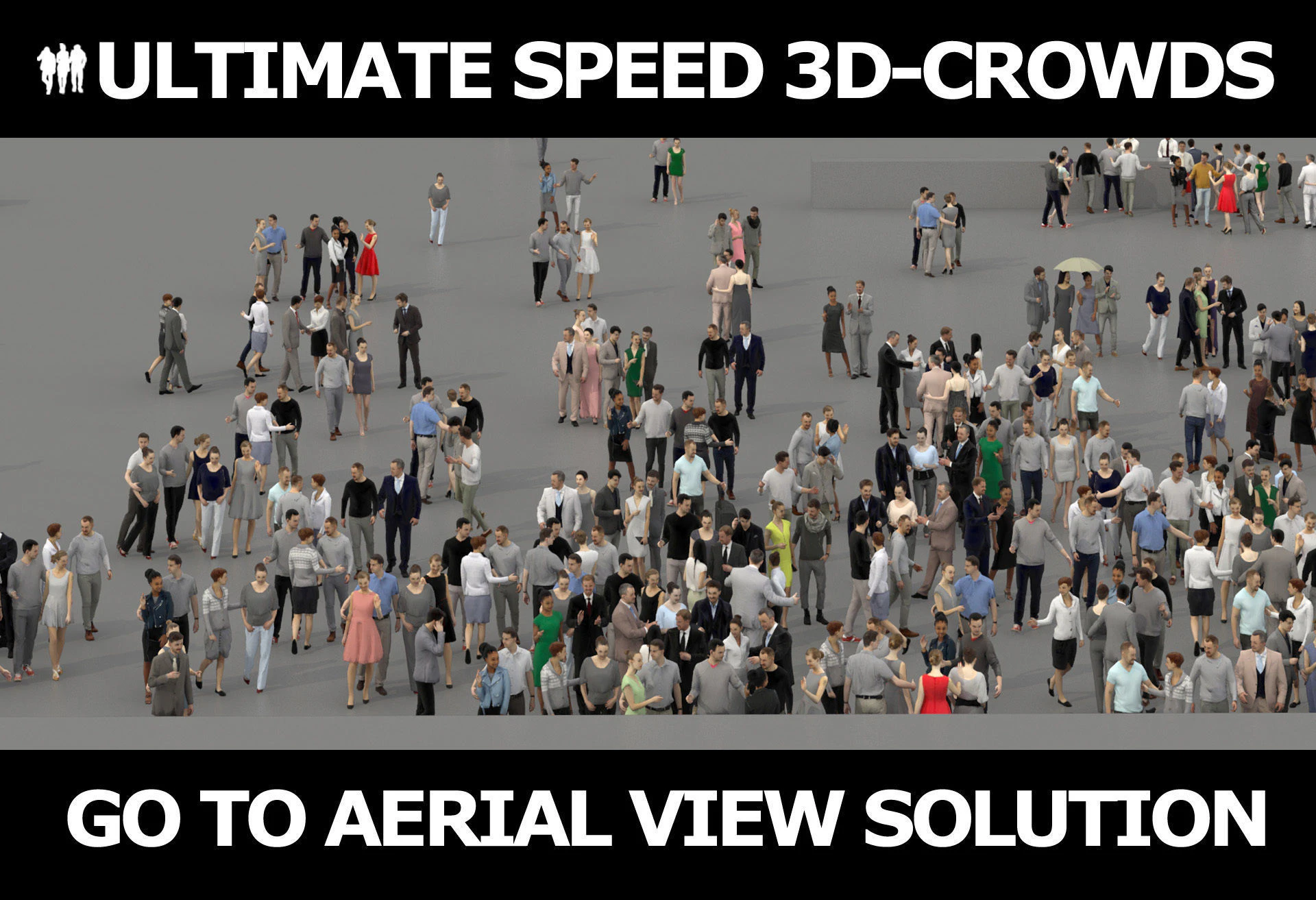 3d people crowds ultimate speed solution — Скачать