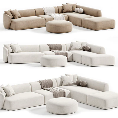 Rene Sofa by Meridiani — View 3