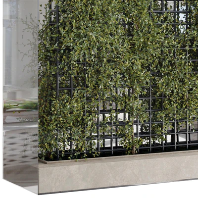 Plants Set Partition In Behind Glass - Ivy Garden Wall Decor Set 116 — Ver 6