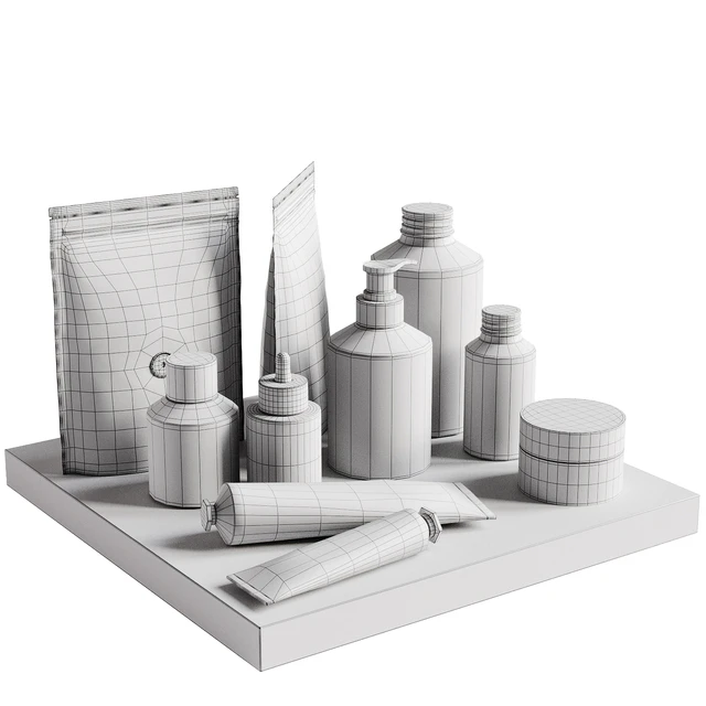 Декоративный набор для ванной комнаты 03 — Скачать