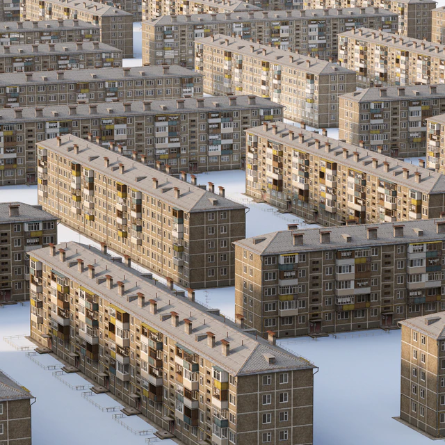 Панельный дом. Серия 1–464 А-15 — Скачать