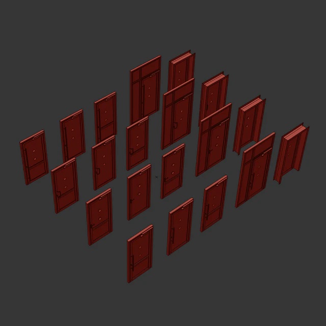 Fireproof stained glass doors 02 — Descargar