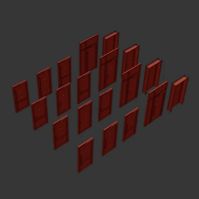 Fireproof stained glass doors 02 — Ver 6