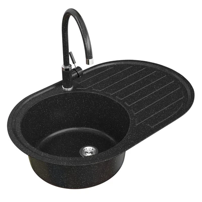Fabiano Arc Black Sink and Faucet Fabiano Fkm Set — descargar