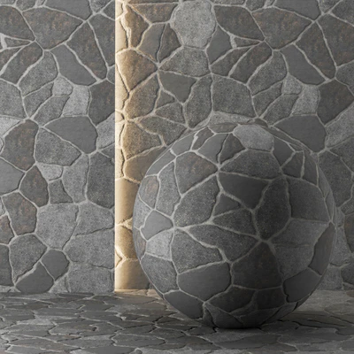 Облицовочная кладка из дикого камня — Вид 2