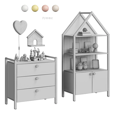Ruffy children furniture Divan.ru set2 — Ver 6