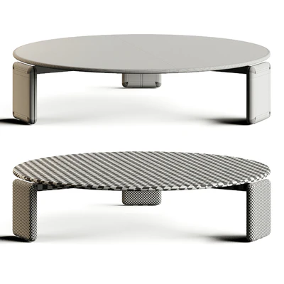 Minotti DRAKE Round Marble Solid Coffee Table — Вид 4