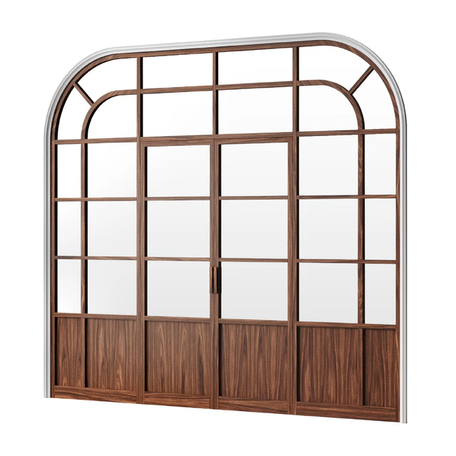 Межкомнатная распашная дверь с фрамугой — Скачать