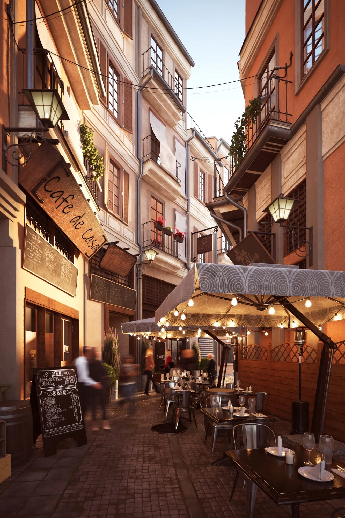 restaurant scenes 001 — Скачать