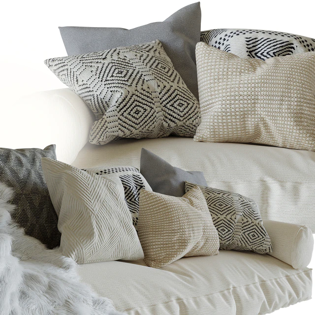 Декоративный мягкий уголок на подоконник 3 — Скачать