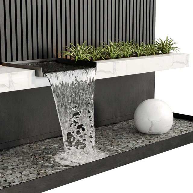 Modernist wall fountain 02 — Descargar