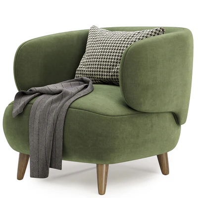 luisa fleece armchair — Вид 5