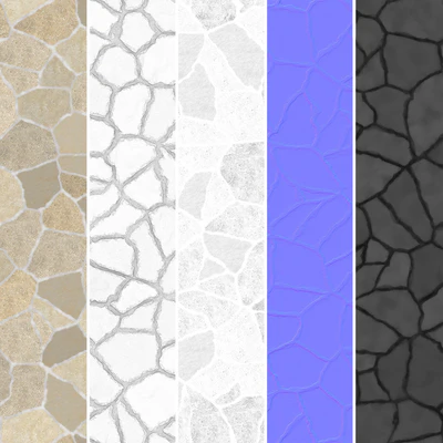 Облицовочная кладка из дикого камня — Вид 3