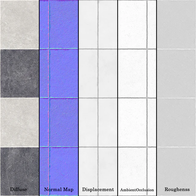 Stone Marble Tile 01 (seamless) — Descargar