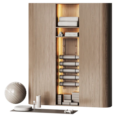 Yoga and pilates studio closet with equipment 1 — Вид 5