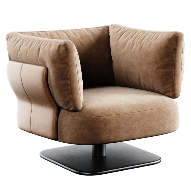 Saki Armchair By Minotti — Download