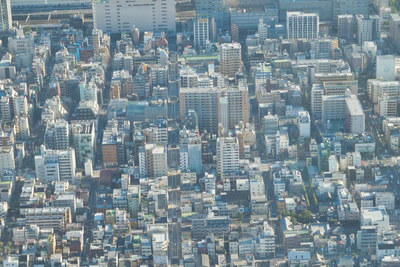 tokyo aerial cityscape 180 — download